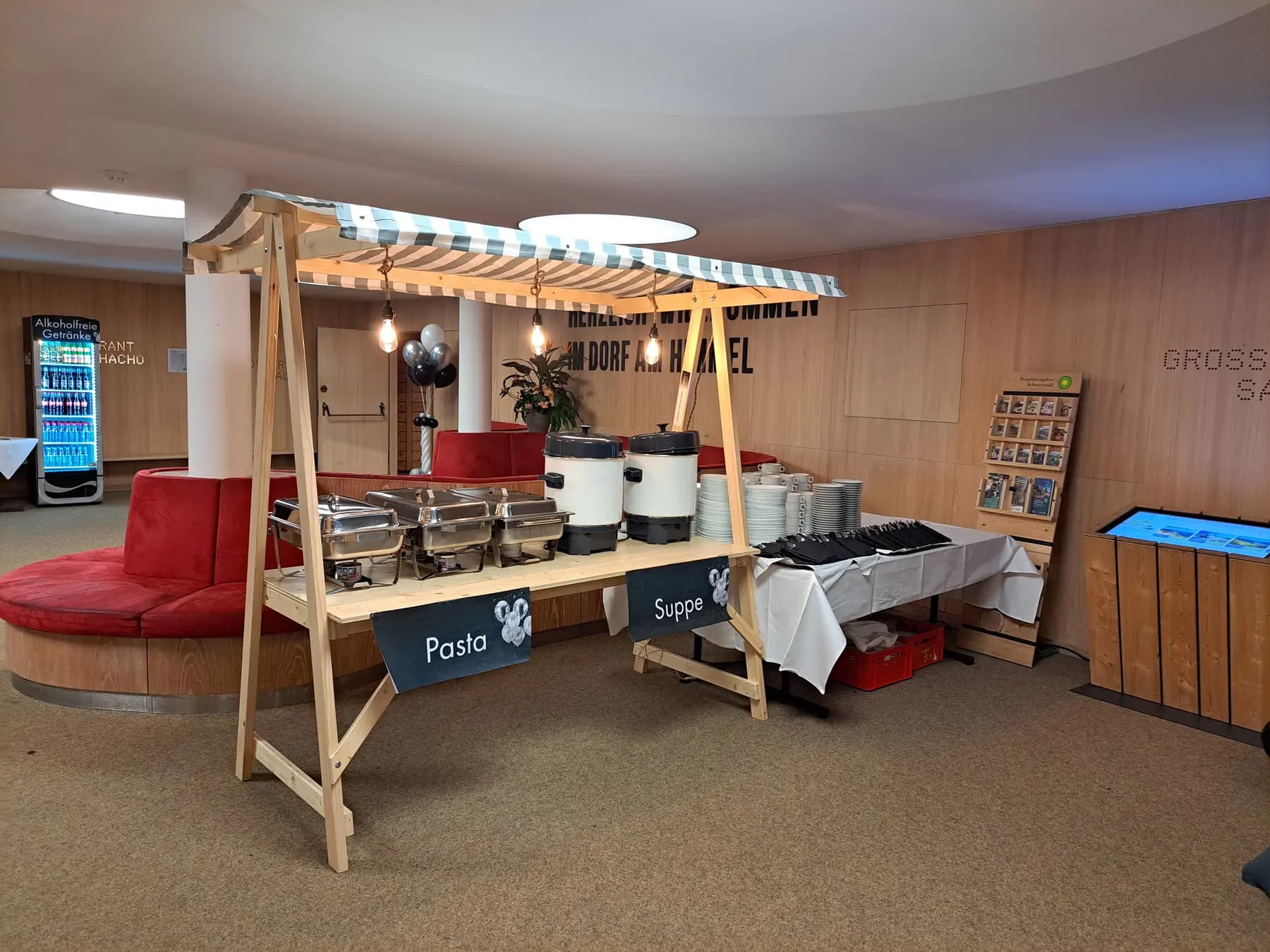 Buffetstand Innenbereich